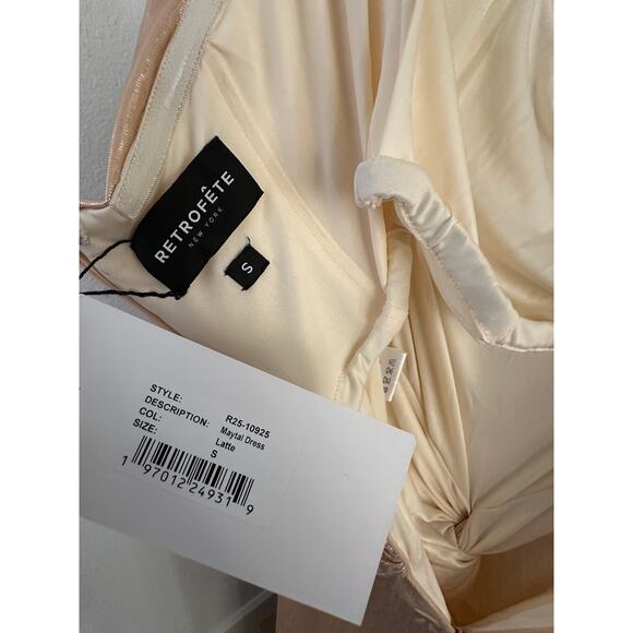 retrofete Maytal Dress in Latte - Picture 11 of 12